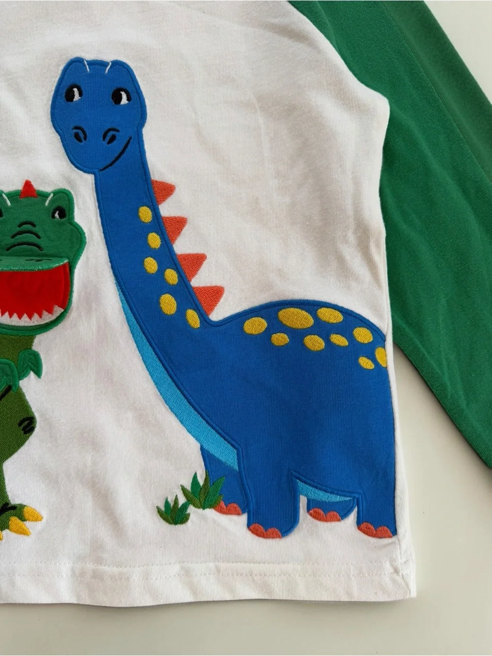 GYMBOREE NWOT Colorful Embroidered Appliqué Lift-a-Flap Dinosaur Shirt